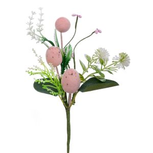 ВЕЛИКДЕНСКО СТЪБЛО С РОЗОВИ ЯЙЦА