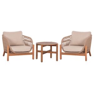 Фотьойл Ирма в златисто жълт цвят дамаска с размери 73х77х82см