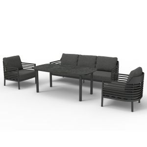 КЕРАМИЧНА ВАЗА GALAD HM4587.02 ЧЕРЕН МАТИРАН Φ18,5x40Hcm.