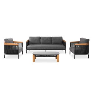 ДЕКОРАТИВНА ФИГУРА Африканка FL240308 ЧЕРНО-БЯЛ ЦВЯТ 17x6x23см