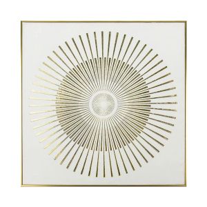 ДЕКОРАТИВНА ФИГУРА Африканка FL240305 ЧЕРНО-ЗЛАТИСТ ЦВЯТ 15x7x31см