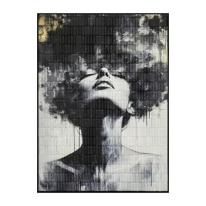 КАРТИНА ВЪРХУ ПЛАТНО С ПЛАСТМАСОВА РАМКА Буда 122x5x82см