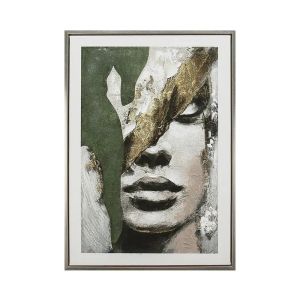 НАСТОЛНА ДЕКОРАТИВНА ФИГУРКА Котка ЧЕРНО-ЗЛАТИСТО-БЯЛ ЦВЯТ 15x11x33см