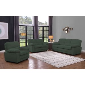 КОМПЛЕКТ ЗА ДНЕВНА VEGAS - ФОТЬОЙЛ-2-3-МЕСТЕН, КАДИФЕН ПЛАТ, ГОРСКО ЗЕЛЕНО