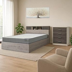 КОМПЛЕКТ МЕБЕЛИ ЗА СПАЛНЯ DWELL ОТ 3 ЧАСТИ