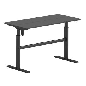 КОМПЮТЪРНО БЮРО LEVEL, ЕЛЕКТРИЧЕСКО РЕГУЛИРУЕМО, С МНОЖЕСТВО ОПЦИИ ЗА ВИСОЧИНА, ЧЕРНО