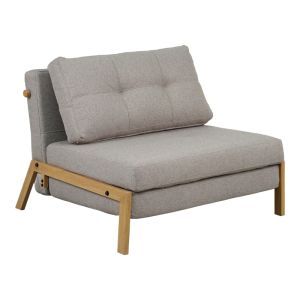 ЛУКСОЗЕН ФОТЬОЙЛ-ЛЕГЛО С БЕЖОВА ДАМАСКА И ЕСТЕСТВЕНИ КРАКА 95X98X70СМ