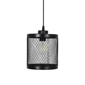 МЕТАЛЕН ПОЛИЛЕЙ, ЧЕРЕН ЦВЯТ, 18X20СМ E27