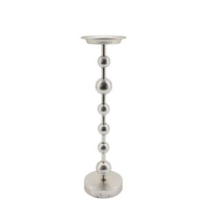 ДЕКОРАТИВНА СТАТУЕТКА ОТ ПОЛИСМОЛА ГЛАВА НАДЯСНО СРЕБЪРЕН ЦВЯТ 27*17 CM024Y10 bf