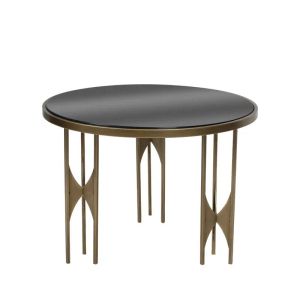 МЕТАЛНА МАСА, ЗЛАТИСТА С КРЪГЛА - Φ60x40.5см 1/KIB