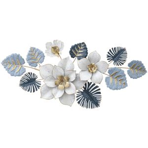 Картина принт бели цветя 60x3x120cm