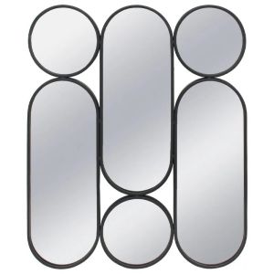 Кръгла табуретка New Lux в кафяв цвят с размери 46х46х43см