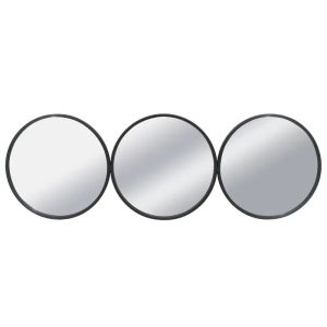 Ляв ъглов диван Нова Карина в сив цвят със светли възглавнички и табуретка с размери 278х218х85см