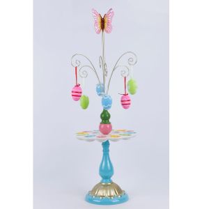 КОЛЕДНА КЕРАМИЧНА ЧАША С КАПАК И ЛЪЖИЦА КОЛЕДНА ЕЛХА 1/4 FL1108 ЧЕРВЕНО ЗЕЛЕНО СИНЯ РОЗА 8.5x11cm