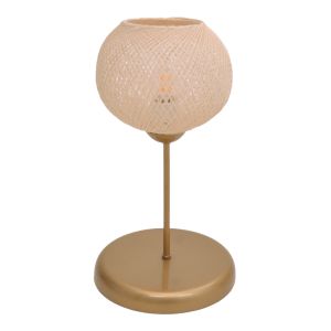 Десен ъглов диван Нова Карина в кафяв цвят с жълти възглавници и табуретка с размери 278х218х85см