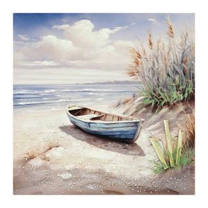 НАСТОЛНА ДЕКОРАТИВНА ФИГУРА КОН FL7217 БЯЛ ЦВЯТ 20x6x21cm