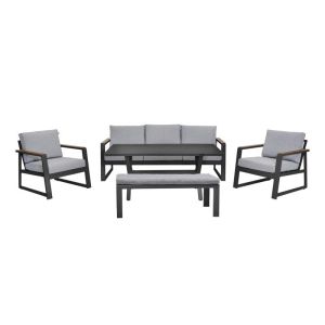 СЕТ ЗА ДНЕВНА ОТ 5 ЧАСТИ, МАЯ, ТЪМНОСИВ ЦВЯТ