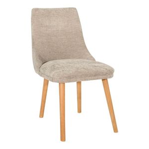 Фотьойл Агнес в светло син цвят дамаска с размери 66х73х77см