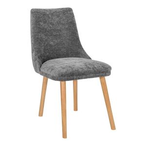 Фотьойл Ирма в златисто жълт цвят дамаска с размери 73х77х82см