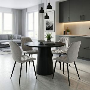 ДЕКОРАТИВНА ФИГУРА Африканска жена FL213909 ЧЕРНО-ЗЛАТИСТ ЦВЯТ 13x10x35см