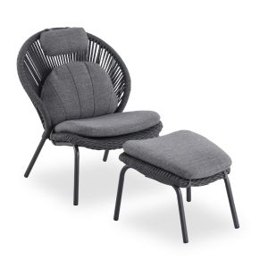 Диван Ново Монако в сив цвят със светло сини и розови възглавници с размери 180x95x95+230x95x95