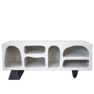 ШКАФ БЯЛ ЦИКЛАДИТСКИ СТИЛ - 149.9x40x62см 1/KIB