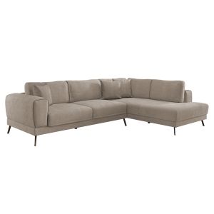 ЪГЛОВ РАЗТЕГАТЕЛЕН ДИВАН (ДЕСЕН) ZENORA HM3337.03R БЕЖОВ ПЛАТ 303X214X80ВСМ