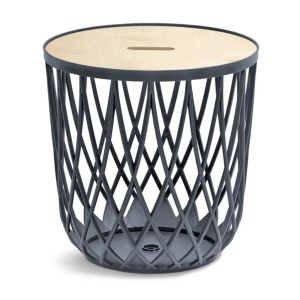 CLUBO ANTHRACITE BASKET WITH LID 55 L