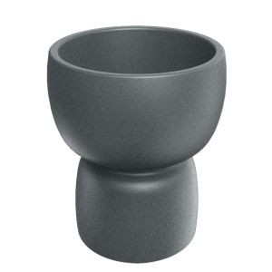 DUALA ROUND SMALL PLASTIC FLOWER POT 47X47X55 CM