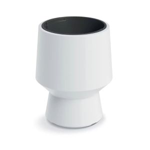HEOS WHITE PLASTIC FLOWER POT 27X32 CM