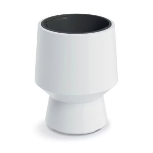 HEOS WHITE PLASTIC FLOWER POT L 34X43 CM