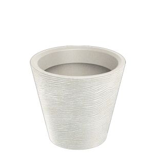 TUBRA ROUND PLASTIC FLOWER POT 40X40X34CM