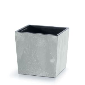 URBI SQUARE FLOWER POT WITH CONCRETE EFFECT 30X30X29.5 CM