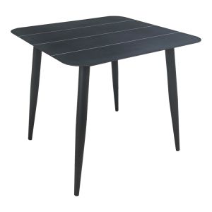 АЛУМИНИЕВА МАСА VISTA В ЧЕРЕН ЦВЯТ 80X80X72СМ