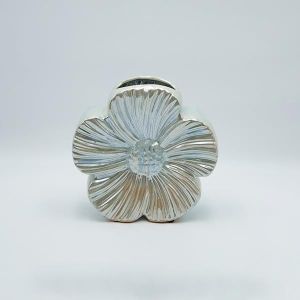 Ceramic flower vase blue - beige 24x8.5x24cm