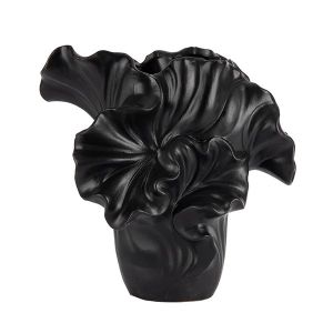 Ceramic flower vase black 24x21x21.3cm