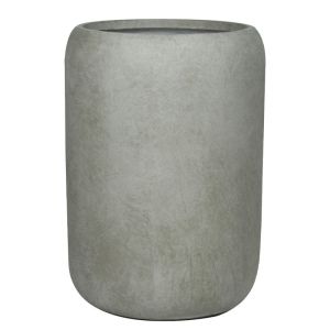 Tall large tabletop pot made of gray clay - Φ54x76cm