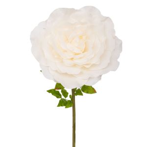 DECORATIVE GIANT CREAM ROSE 70X70X150 CM