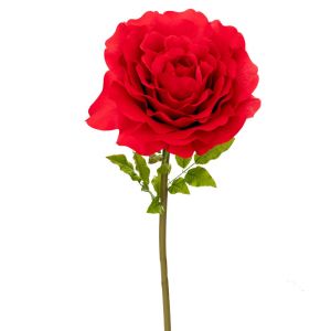 DECORATIVE GIANT STEM RED ROSE 50X50X130 CM