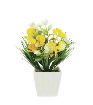 Yellow flower in a pot 8x21cm 1/120kib