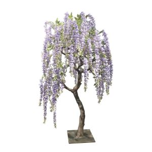 Artificial wisteria, lilac, with metal base - h170 cm 1/kib