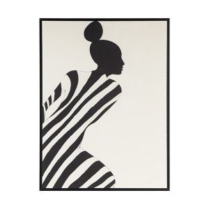 Картина платно бяло - черно 30x2x40см