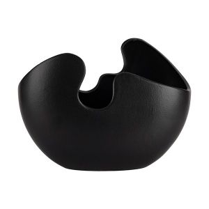 Керамична саксия черна 22.8x11.8x17.2