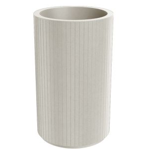 КРЪГЛА ВИСОКА ПЛАСТМАСОВА САКСИЯ CORO 48X48X80 СМ