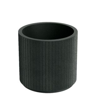 КРЪГЛА ПЛАСТМАСОВА САКСИЯ CORO 40X40X36 СМ