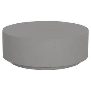 Кръгла холна маса Kyoko Hm6579.01 сива фибро цимент Φ90x34hcm