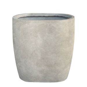 Lightweight cement pot, beige, large - 78x50x78cm