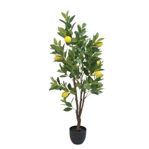 Lemon tree green/yellow real fragrance in a pot - h120 cm 2/kib