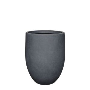 Малка цилиндрична лека циментово-карбонова саксия - Φ43x55см