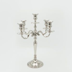 Metal candle holder with 5 positions 26x26x40cm